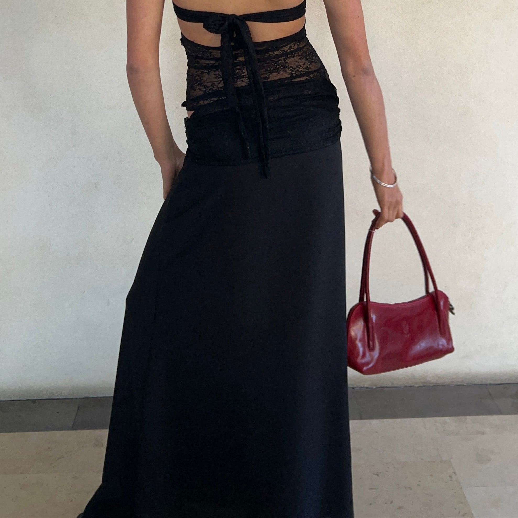belle skirt in noir