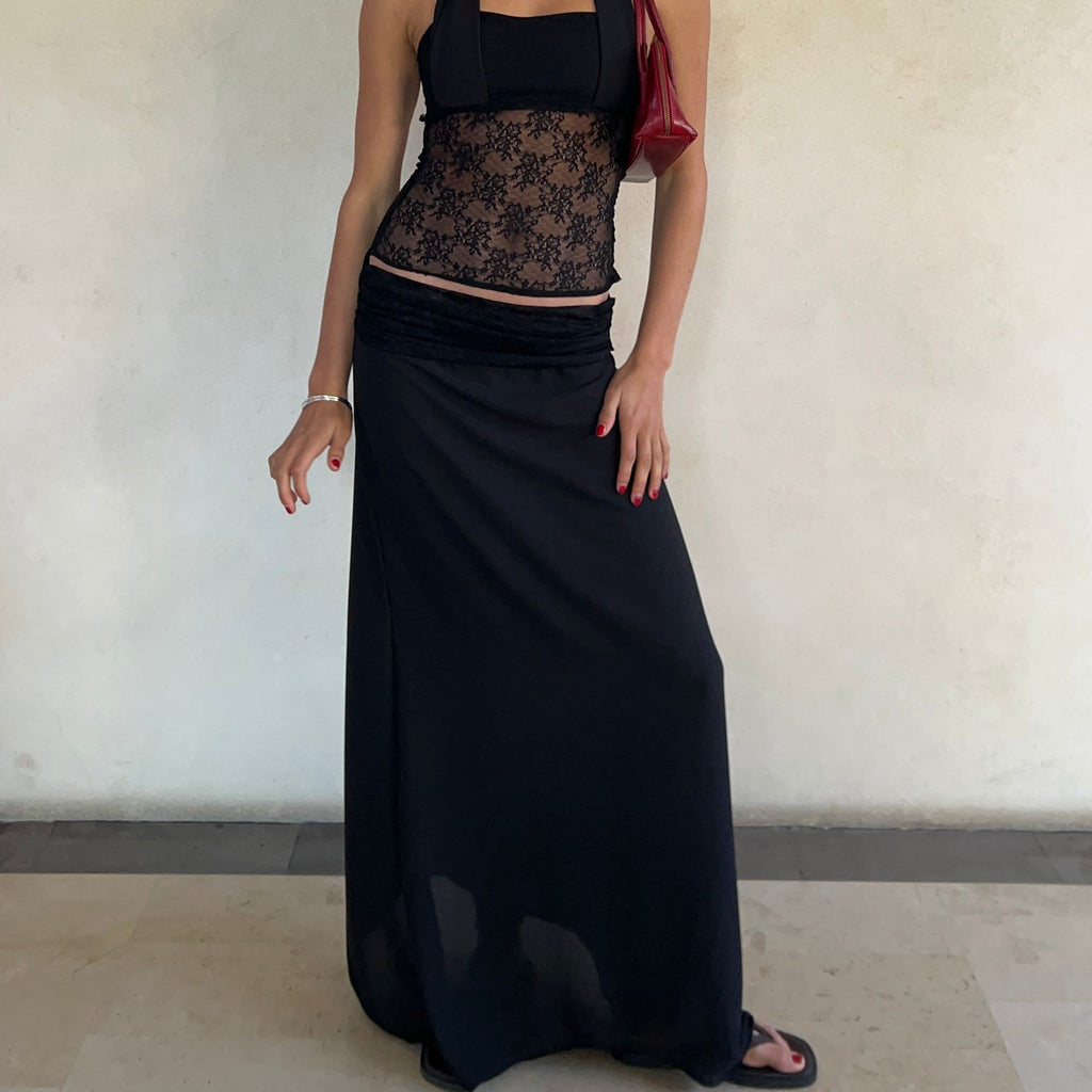 belle skirt in noir